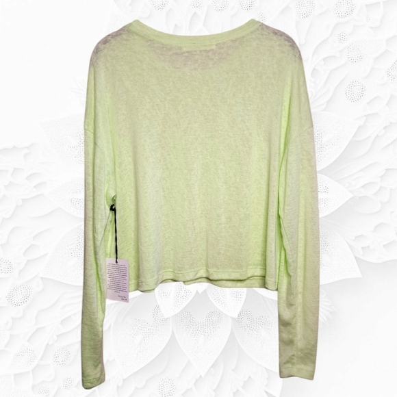 NWT! Electric & Rose Lane Tee In Lime Green - Picture 6 of 8